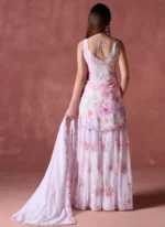 Printed Georgette Sharara Set