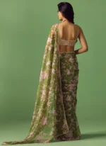 Printed Chiffon Saree