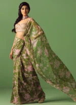 Printed Chiffon Saree