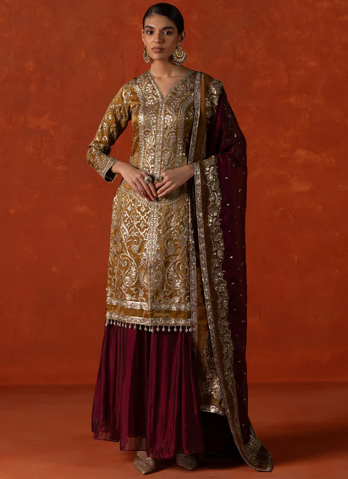 Sharara Suit with Dupatta