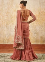 Ghaghara Style Saree