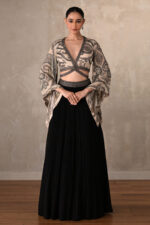 Georgette Black Lehenga Set