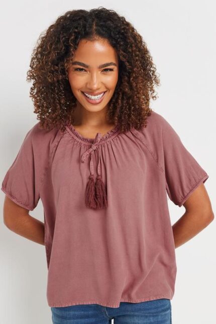 Tie Neck Top for Women