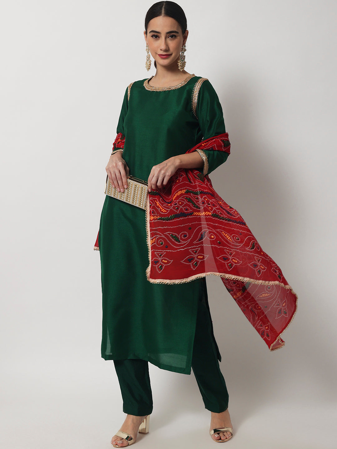 anokherang-combos-emerald-green-straight-kurti-with-straight-pants-and-bandhani-dupatta-38264862605561.jpg