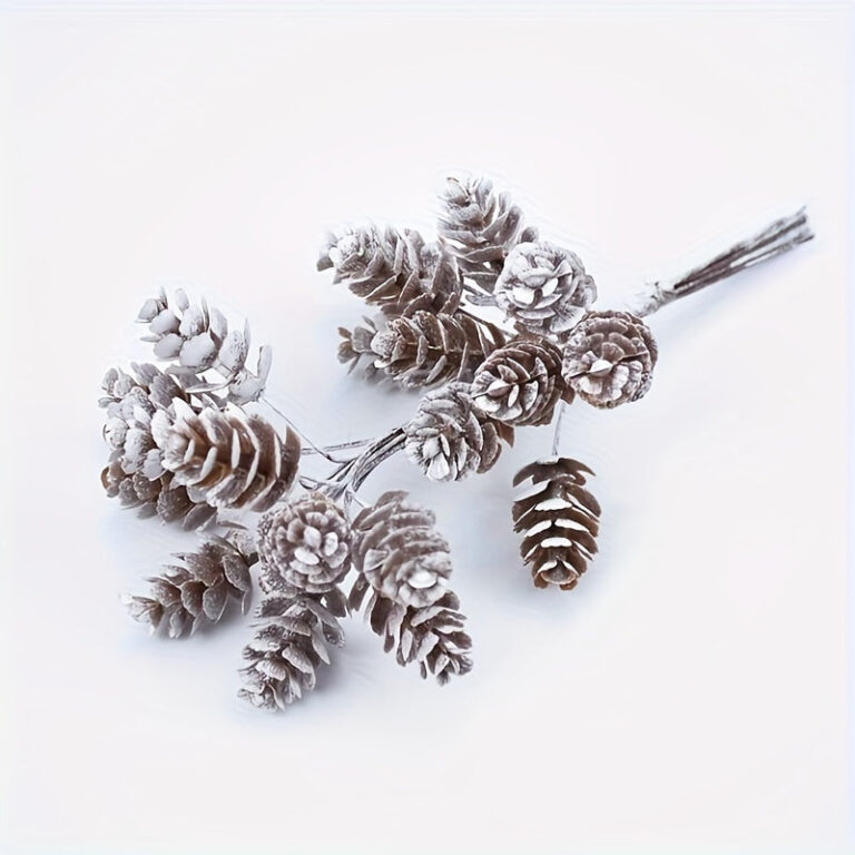 10Pcs Artificial Pine Cone Bouquet For Diy Wreaths, Weddings, Home ...
