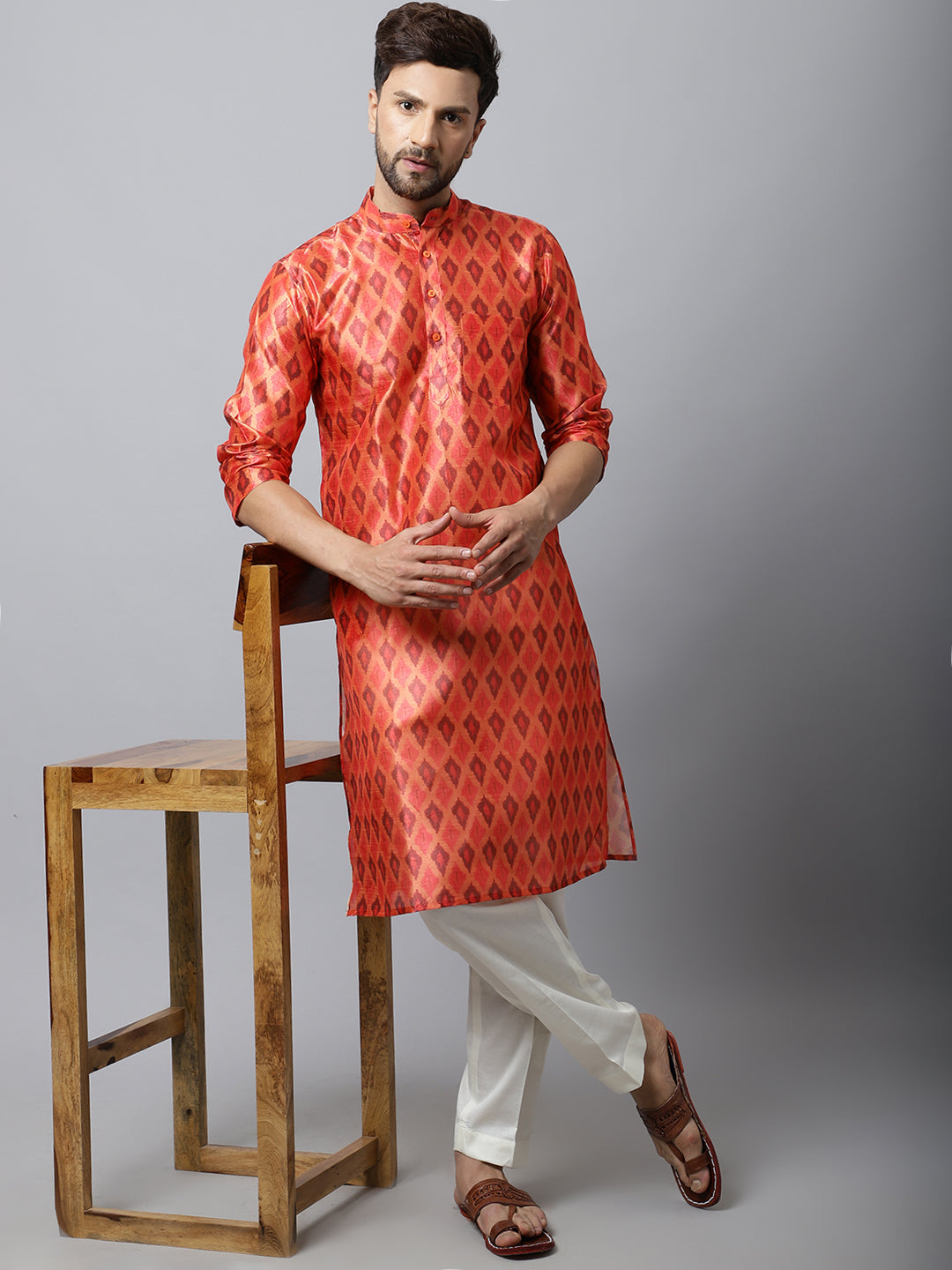anokherang-lkurtas-orange-ikkat-silk-men-kurta-pajama-37801787654393.jpg
