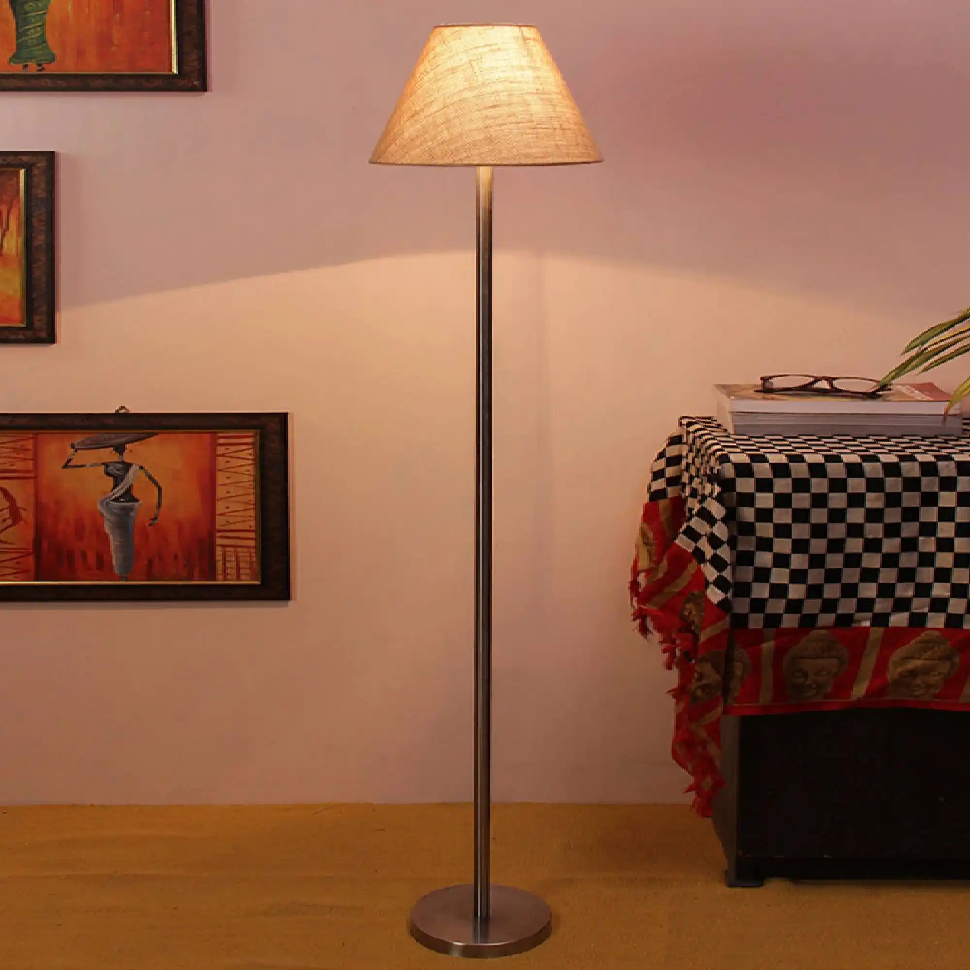 beige-color-decorative-conical-designer-steel-floor-lamp-FL761_5.jpg