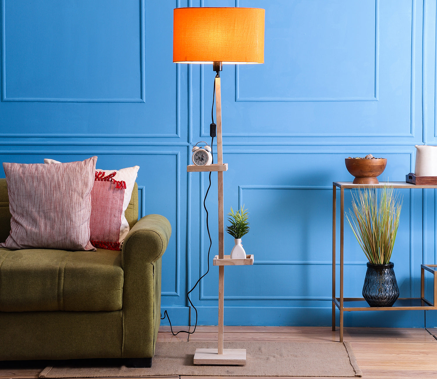 orange-fabric-double-shelf-floor-lamp-with-natural-solid-wood-color-base-FL725_1.jpg