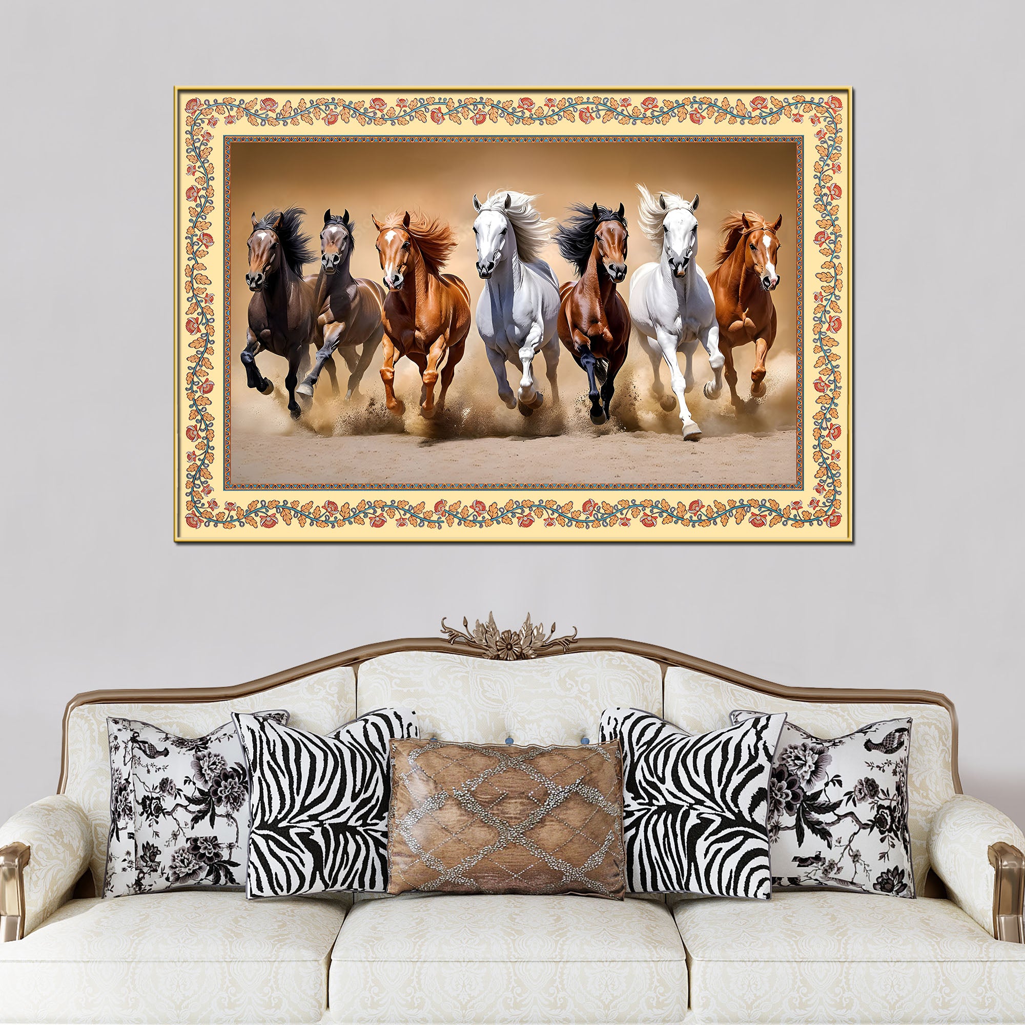 seven-horses-running-in-desert-floral-border-canvas-wall-painting-PTVCBH_4215_F_2.jpg