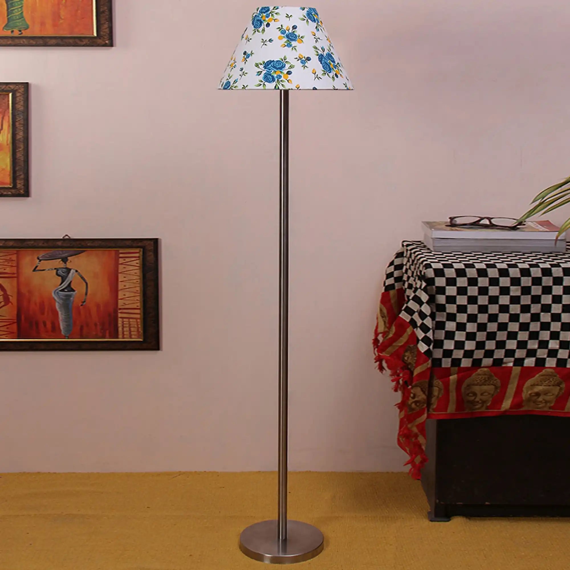 sky-blue-color-floral-art-decorative-conical-designer-steel-floor-lamp-FL757_1.jpg